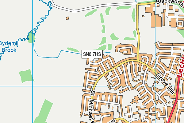 SN6 7HS map - OS VectorMap District (Ordnance Survey)