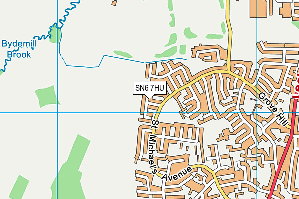 SN6 7HU map - OS VectorMap District (Ordnance Survey)