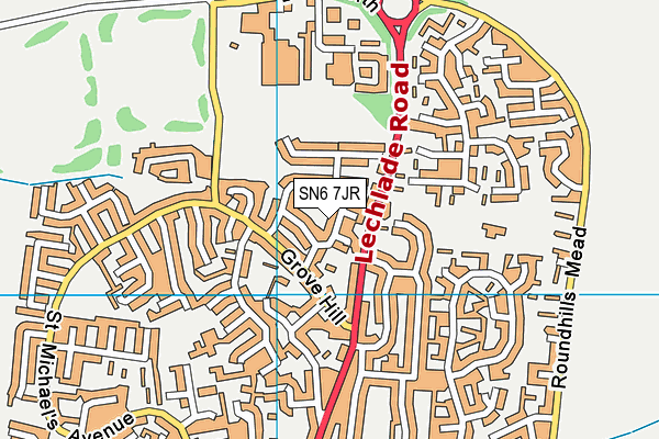 SN6 7JR map - OS VectorMap District (Ordnance Survey)