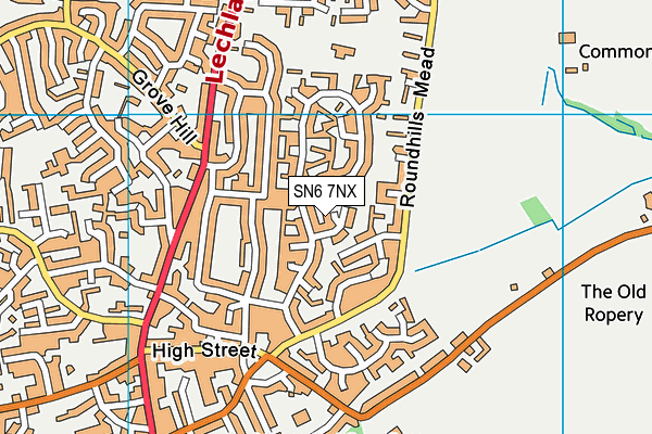 SN6 7NX map - OS VectorMap District (Ordnance Survey)