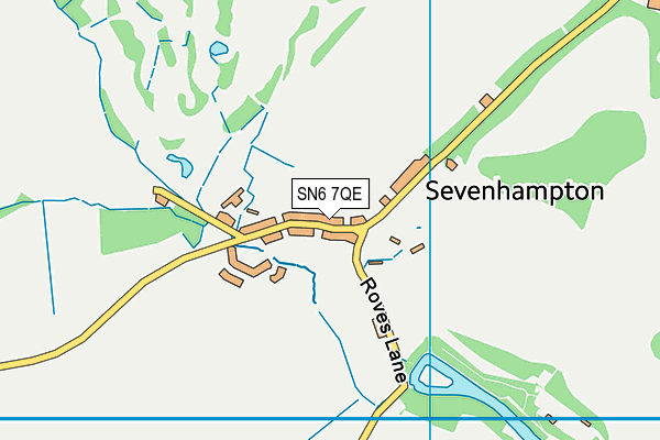 SN6 7QE map - OS VectorMap District (Ordnance Survey)
