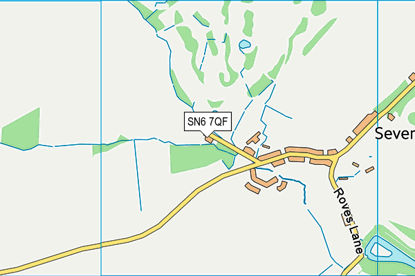 Swindon United Churches Cricket Club map (SN6 7QF) - OS VectorMap District (Ordnance Survey)