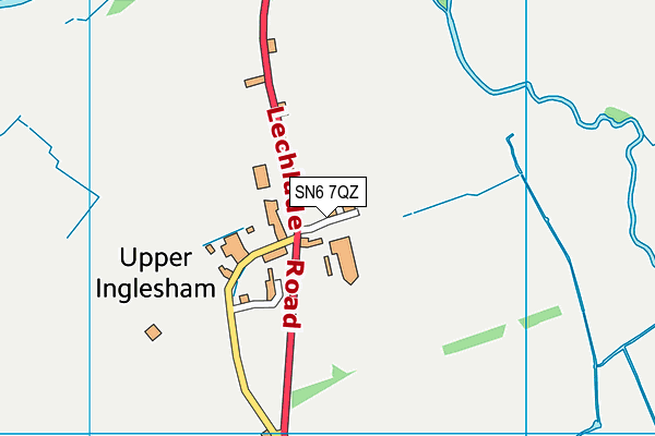 Inglesham Polo Club (Closed) map (SN6 7QZ) - OS VectorMap District (Ordnance Survey)