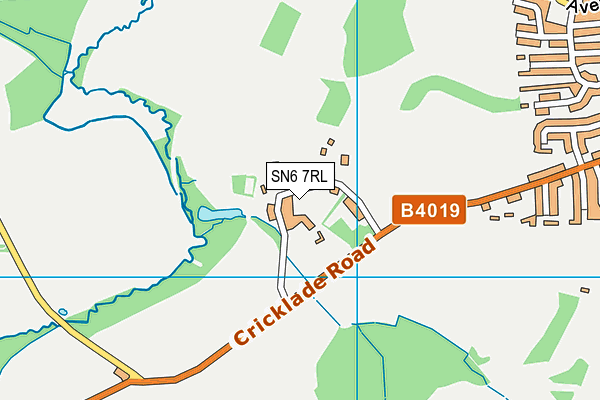 SN6 7RL map - OS VectorMap District (Ordnance Survey)