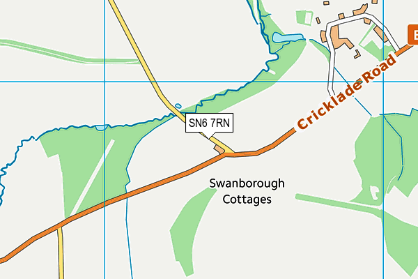 SN6 7RN map - OS VectorMap District (Ordnance Survey)