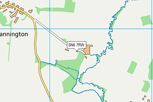SN6 7RW map - OS VectorMap District (Ordnance Survey)