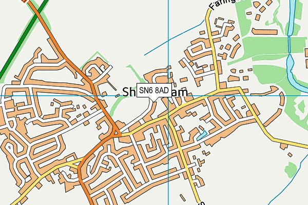 SN6 8AD map - OS VectorMap District (Ordnance Survey)