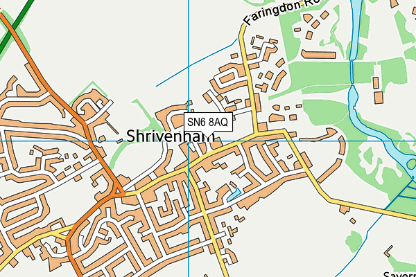 SN6 8AQ map - OS VectorMap District (Ordnance Survey)