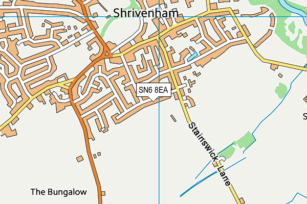 SN6 8EA map - OS VectorMap District (Ordnance Survey)