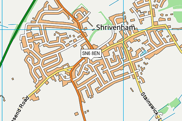 SN6 8EN map - OS VectorMap District (Ordnance Survey)