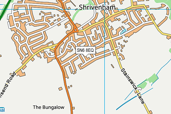 SN6 8EQ map - OS VectorMap District (Ordnance Survey)