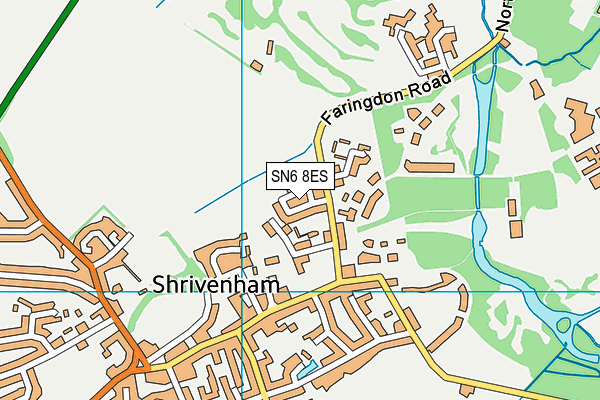 SN6 8ES map - OS VectorMap District (Ordnance Survey)