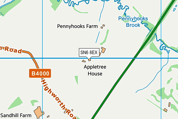 Shrivenham Park Golf Club map (SN6 8EX) - OS VectorMap District (Ordnance Survey)
