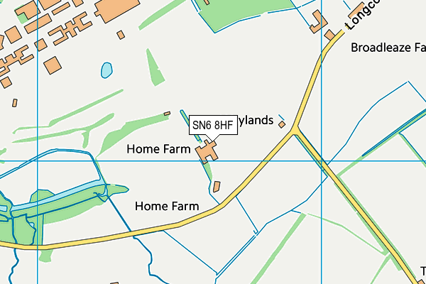 SN6 8HF map - OS VectorMap District (Ordnance Survey)