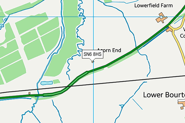 SN6 8HS map - OS VectorMap District (Ordnance Survey)