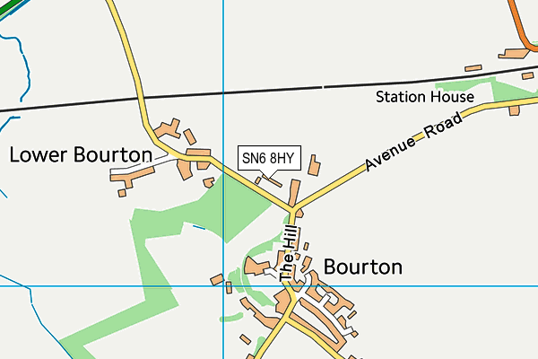 SN6 8HY map - OS VectorMap District (Ordnance Survey)