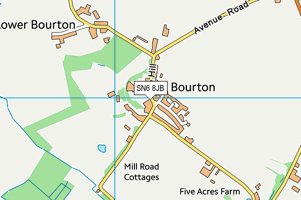 SN6 8JB map - OS VectorMap District (Ordnance Survey)