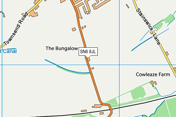 SN6 8JL map - OS VectorMap District (Ordnance Survey)