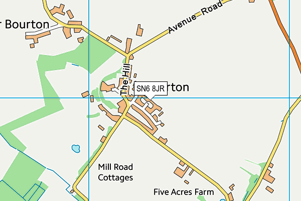 SN6 8JR map - OS VectorMap District (Ordnance Survey)