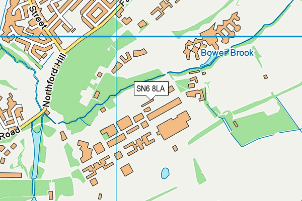 The Defence Academy (Shrivenham Station) map (SN6 8LA) - OS VectorMap District (Ordnance Survey)