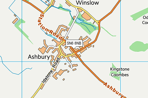 SN6 8NB map - OS VectorMap District (Ordnance Survey)