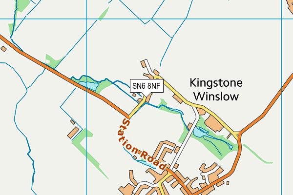 SN6 8NF map - OS VectorMap District (Ordnance Survey)