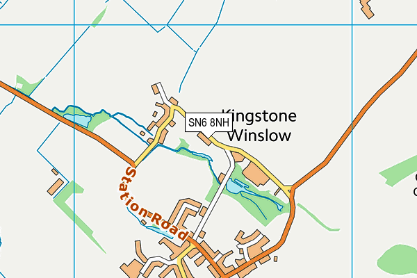 SN6 8NH map - OS VectorMap District (Ordnance Survey)