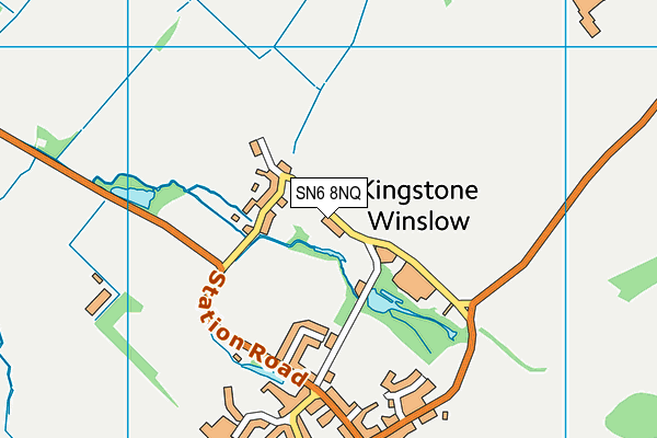 SN6 8NQ map - OS VectorMap District (Ordnance Survey)