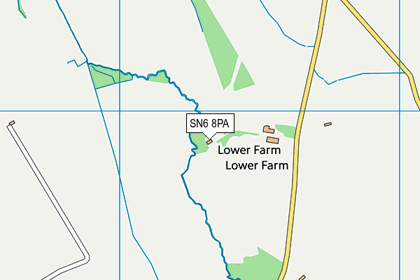 SN6 8PA map - OS VectorMap District (Ordnance Survey)