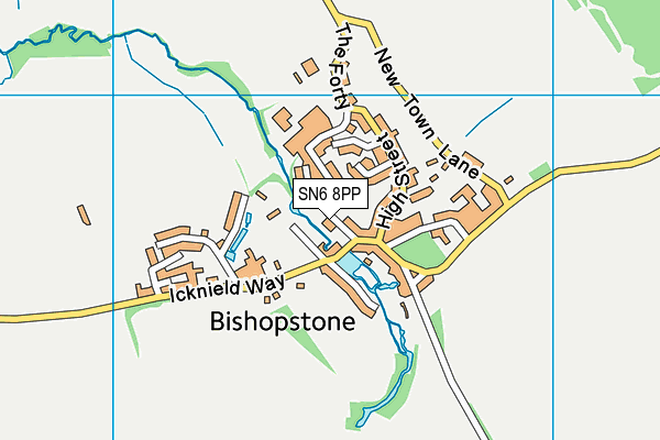 SN6 8PP map - OS VectorMap District (Ordnance Survey)