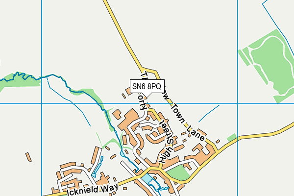 SN6 8PQ map - OS VectorMap District (Ordnance Survey)