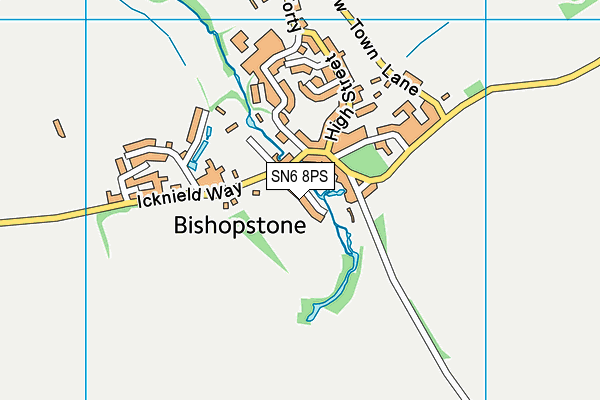 SN6 8PS map - OS VectorMap District (Ordnance Survey)