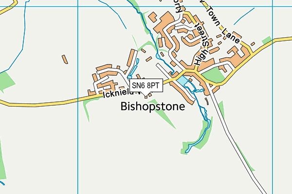 SN6 8PT map - OS VectorMap District (Ordnance Survey)