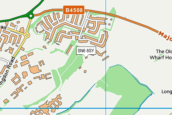 SN6 8SY map - OS VectorMap District (Ordnance Survey)