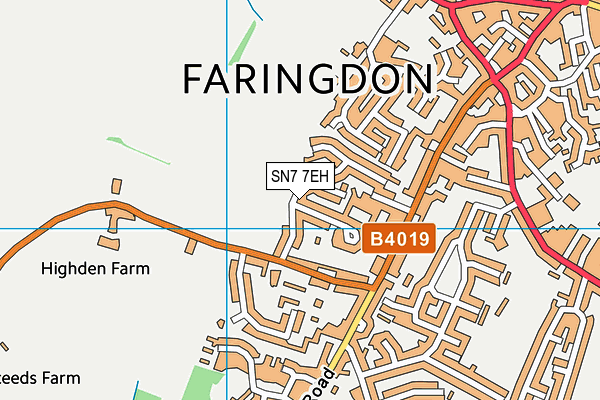 SN7 7EH map - OS VectorMap District (Ordnance Survey)