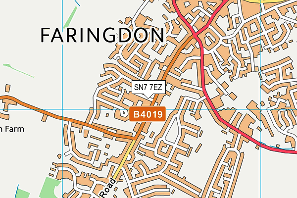 Map of PAT THOMAS (FARINGDON) LIMITED at district scale