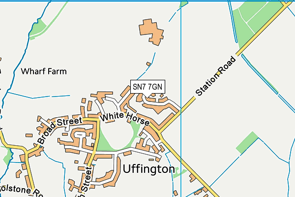 SN7 7GN map - OS VectorMap District (Ordnance Survey)