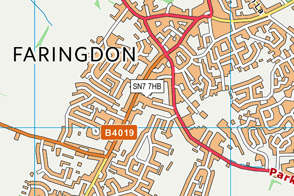 SN7 7HB map - OS VectorMap District (Ordnance Survey)