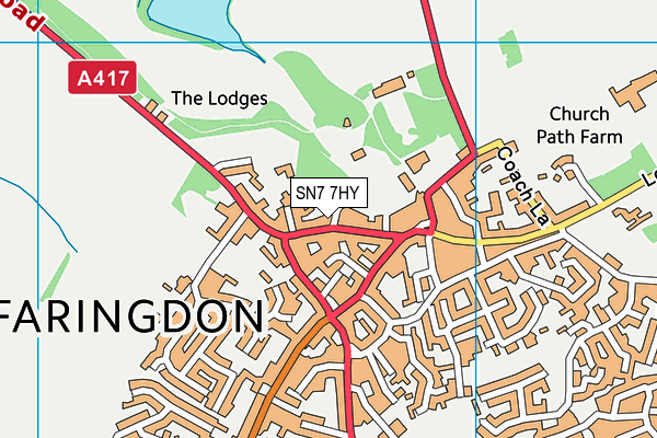 Map of THE ELMS MANAGEMENT COMPANY (FARINGDON) LIMITED at district scale