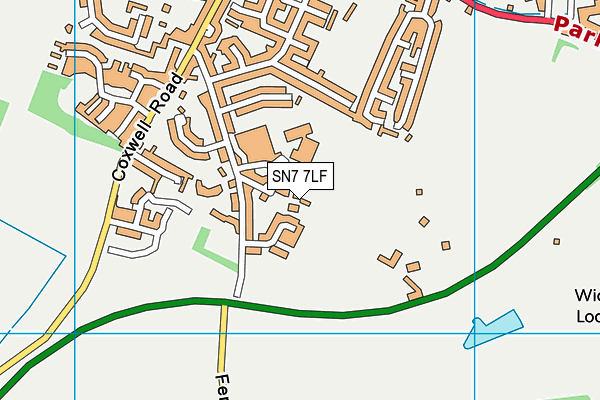 SN7 7LF map - OS VectorMap District (Ordnance Survey)