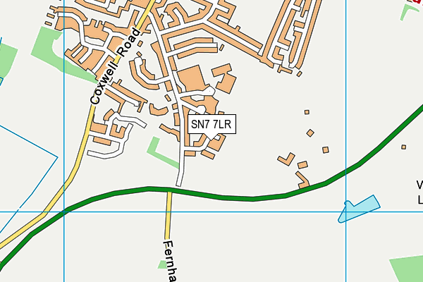 SN7 7LR map - OS VectorMap District (Ordnance Survey)