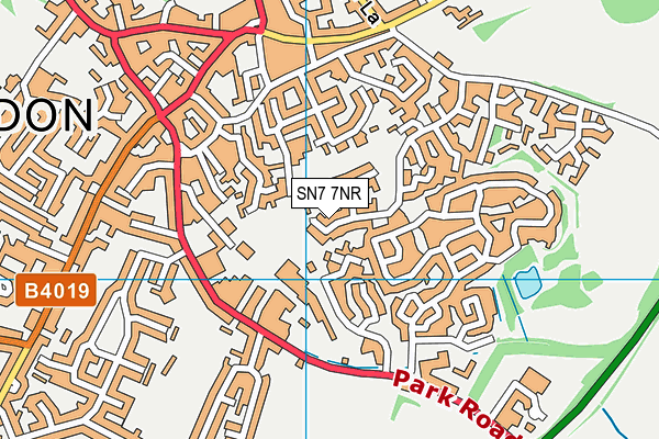 SN7 7NR map - OS VectorMap District (Ordnance Survey)