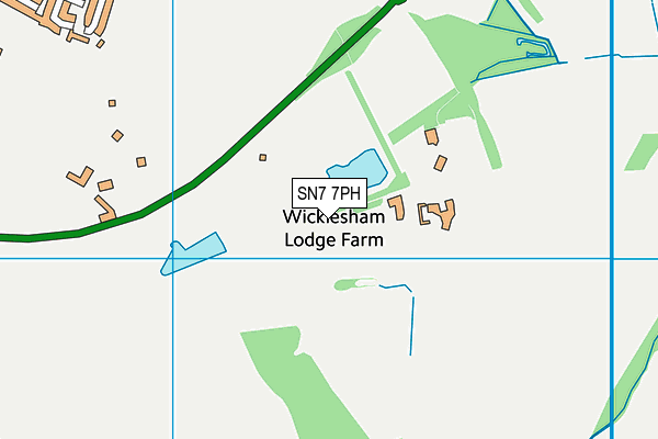 SN7 7PH map - OS VectorMap District (Ordnance Survey)