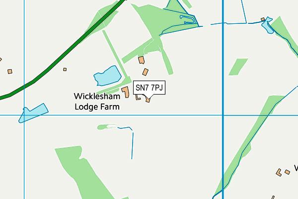 SN7 7PJ map - OS VectorMap District (Ordnance Survey)