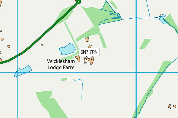 SN7 7PN map - OS VectorMap District (Ordnance Survey)
