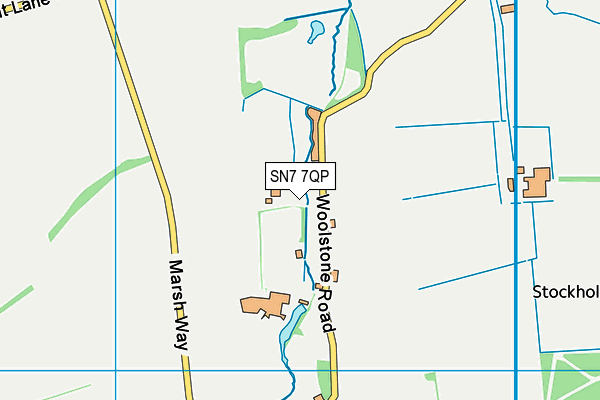 SN7 7QP map - OS VectorMap District (Ordnance Survey)