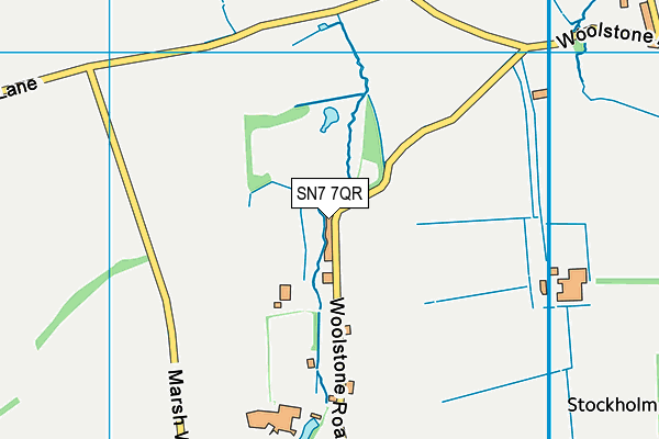 SN7 7QR map - OS VectorMap District (Ordnance Survey)