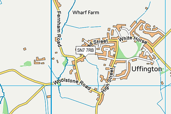 SN7 7RB map - OS VectorMap District (Ordnance Survey)