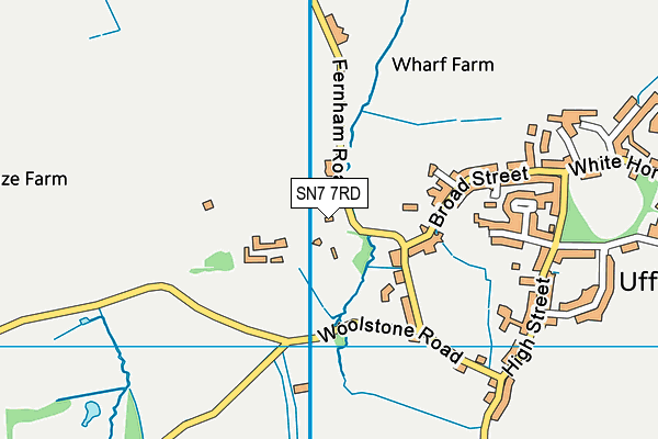 SN7 7RD map - OS VectorMap District (Ordnance Survey)