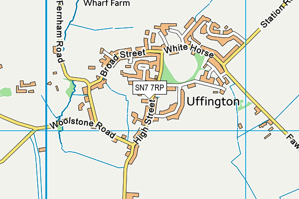 SN7 7RP map - OS VectorMap District (Ordnance Survey)